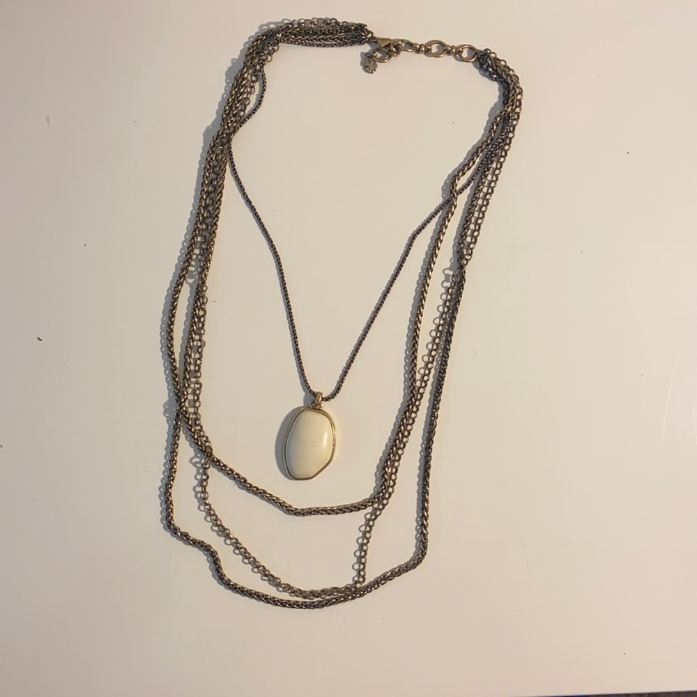 Lucky Brand Adjustable Stone Necklace